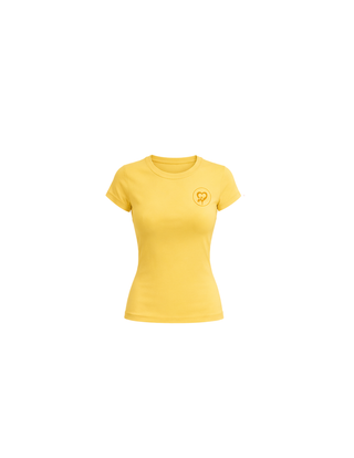 The Summer Fitted Tee - Buttery Yellow