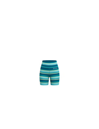 Jet Set Biker Shorts Teal- Toddler/Youth