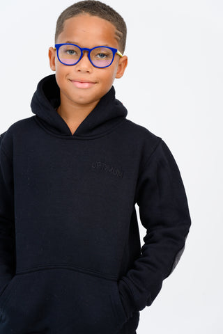 The Classic Black Hoodie- Youth