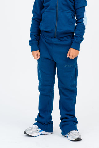 The Classic Navy Flare Sweats-  Youth