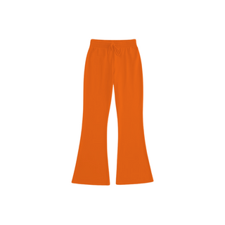 The Classic Flare Sweats-  Orange