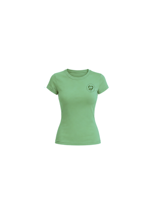 The Summer Fitted Tee - Sage