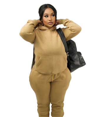 Gate 03: The Classic Acid Wash Khaki Hoodie — Adult