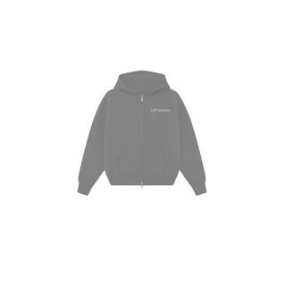 The Classic Zipper Hoodie - Grey