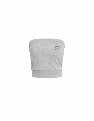 The Summer Tube Top - Heather Grey