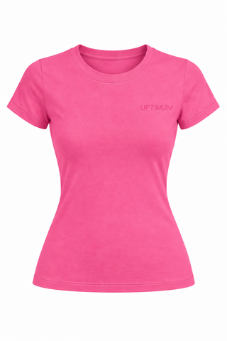 The Summer Fitted Tee -Pink