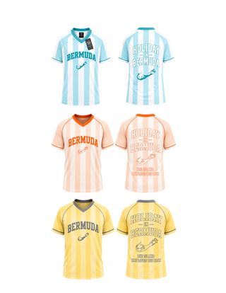 Holiday in Bermuda Stripped Jersey - All Colors/All Sizes