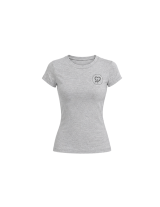 The Summer Fitted Tee - Heather Grey