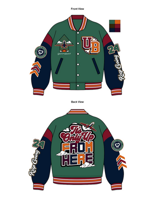 Uptimum Varsity Jacket Multicolor- Purpose in Every Patch