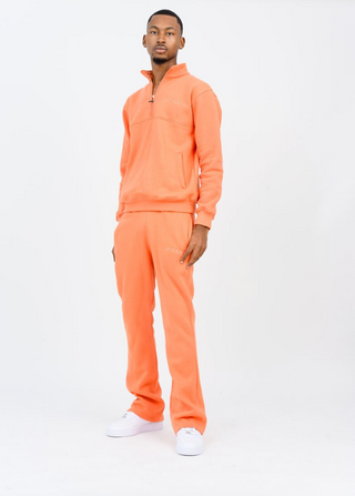 The Classic Flare Sweats-  Peach