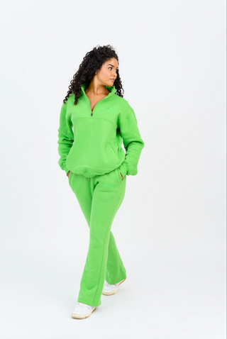 The Classic Flare Sweats-  Green