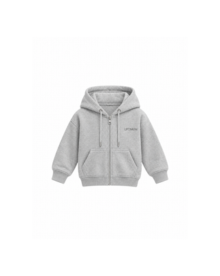 Gate 05: The Classic Heather Grey Zip Jacket — Toddler/Youth